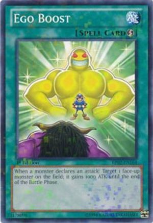 Ego Boost (Mosaic Rare) (BP02-EN164) - Battle Pack 2: War of the Giants 1st Edition - Premium Yugioh Single from Konami - Just $0.29! Shop now at Game Crave Tournament Store