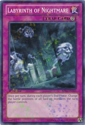 Labyrinth of Nightmare (Mosaic Rare) (BP02-EN183) - Battle Pack 2: War of the Giants Unlimited - Premium Yugioh Single from Konami - Just $0.25! Shop now at Game Crave Tournament Store