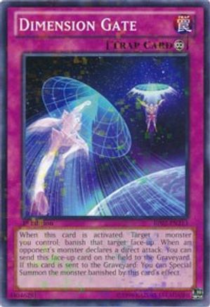 Dimension Gate (Mosaic Rare) (BP02-EN213) - Battle Pack 2: War of the Giants 1st Edition - Premium Yugioh Single from Konami - Just $0.25! Shop now at Game Crave Tournament Store