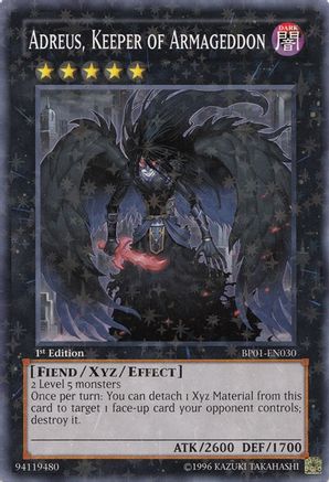 Adreus, Keeper of Armageddon (Starfoil) (BP01-EN030) - Battle Pack: Epic Dawn Unlimited - Premium Yugioh Single from Konami - Just $8! Shop now at Game Crave Tournament Store