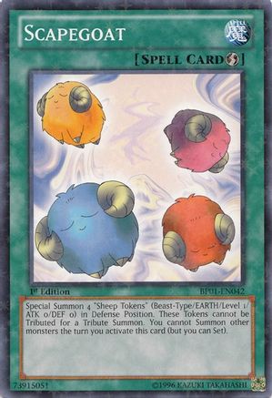 Scapegoat (Starfoil) (BP01-EN042) - Battle Pack: Epic Dawn Unlimited - Premium Yugioh Single from Konami - Just $2.38! Shop now at Game Crave Tournament Store