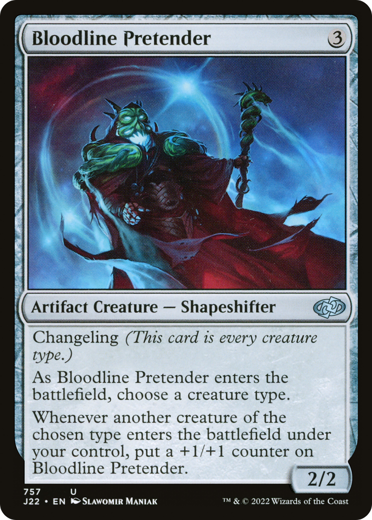 Bloodline Pretender (J22-757) - Jumpstart 2022 - Premium MTG Single from Wizards of the Coast - Just $0.27! Shop now at Game Crave Tournament Store