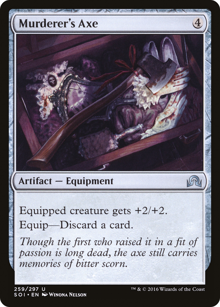 Murderer's Axe (SOI-259) - Shadows over Innistrad Foil - Premium MTG Single from Wizards of the Coast - Just $0.08! Shop now at Game Crave Tournament Store