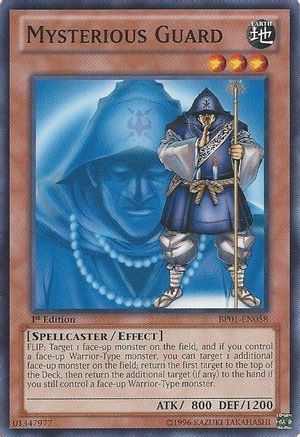 Mysterious Guard (Starfoil) (BP01-EN058) - Battle Pack: Epic Dawn 1st Edition - Premium Yugioh Single from Konami - Just $0.27! Shop now at Game Crave Tournament Store