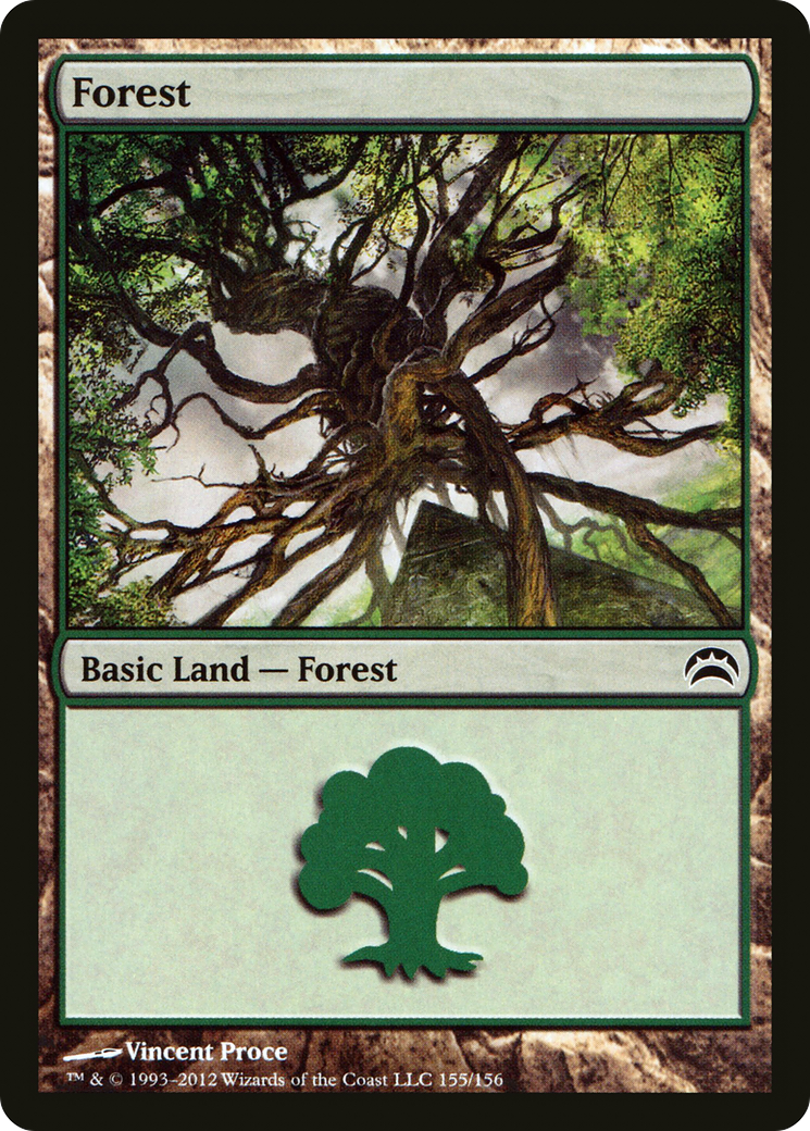 Forest (PC2-155) - Planechase 2012 - Premium MTG Single from Wizards of the Coast - Just $0.08! Shop now at Game Crave Tournament Store