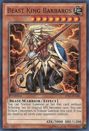 Beast King Barbaros (Starfoil) (BP01-EN148) - Battle Pack: Epic Dawn 1st Edition - Premium Yugioh Single from Konami - Just $0.32! Shop now at Game Crave Tournament Store