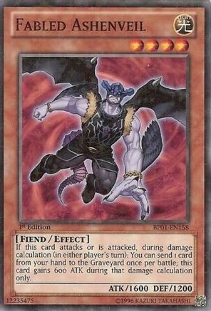 Fabled Ashenveil (Starfoil) (BP01-EN158) - Battle Pack: Epic Dawn 1st Edition - Premium Yugioh Single from Konami - Just $0.25! Shop now at Game Crave Tournament Store