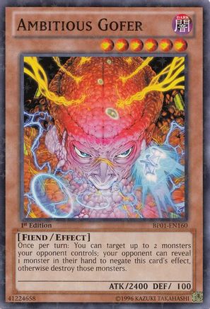 Ambitious Gofer (Starfoil) (BP01-EN160) - Battle Pack: Epic Dawn 1st Edition - Premium Yugioh Single from Konami - Just $0.25! Shop now at Game Crave Tournament Store