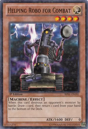 Helping Robo for Combat (Starfoil) (BP01-EN181) - Battle Pack: Epic Dawn 1st Edition - Premium Yugioh Single from Konami - Just $0.25! Shop now at Game Crave Tournament Store