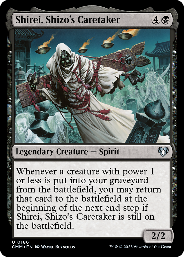 Shirei, Shizo's Caretaker (CMM-186) - Commander Masters - Premium MTG Single from Wizards of the Coast - Just $0.13! Shop now at Game Crave Tournament Store
