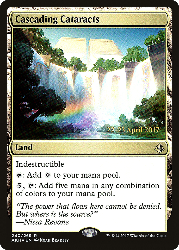 Cascading Cataracts (PAKH-240S) - Amonkhet Promos Foil - Premium MTG Single from Wizards of the Coast - Just $4.56! Shop now at Game Crave Tournament Store