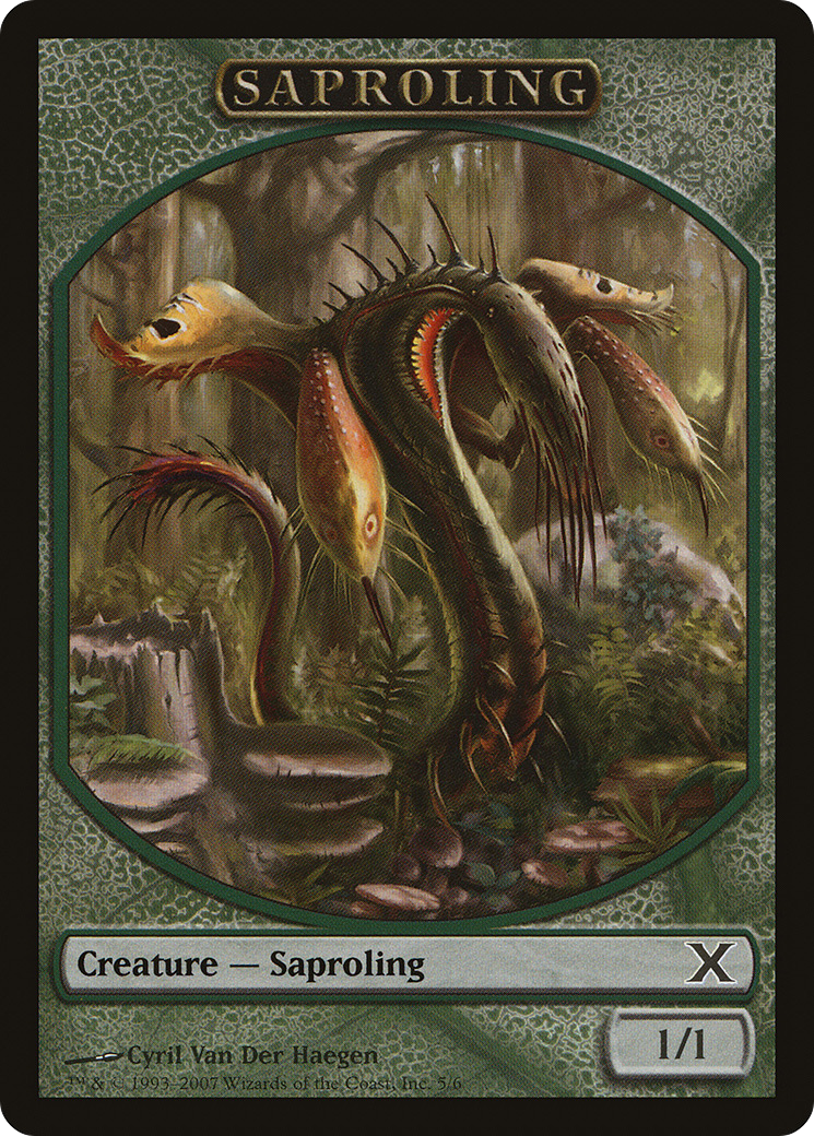 Saproling (T10E-005) - Tenth Edition Tokens - Premium MTG Single from Wizards of the Coast - Just $0.23! Shop now at Game Crave Tournament Store