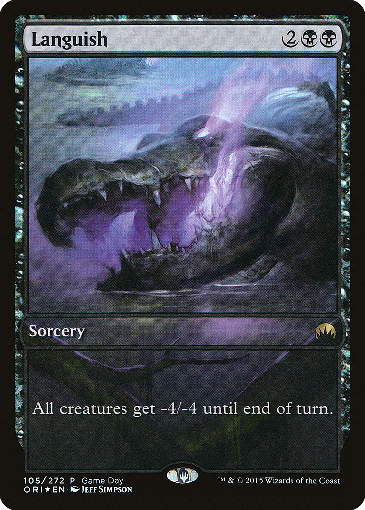 Languish (PORI-105) - Magic Origins Promos Foil - Premium MTG Single from Wizards of the Coast - Just $0.34! Shop now at Game Crave Tournament Store