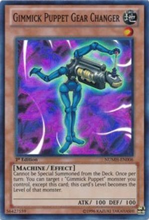 Gimmick Puppet Gear Changer (NUMH-EN006) - Number Hunters Unlimited - Premium Yugioh Single from Konami - Just $0.30! Shop now at Game Crave Tournament Store