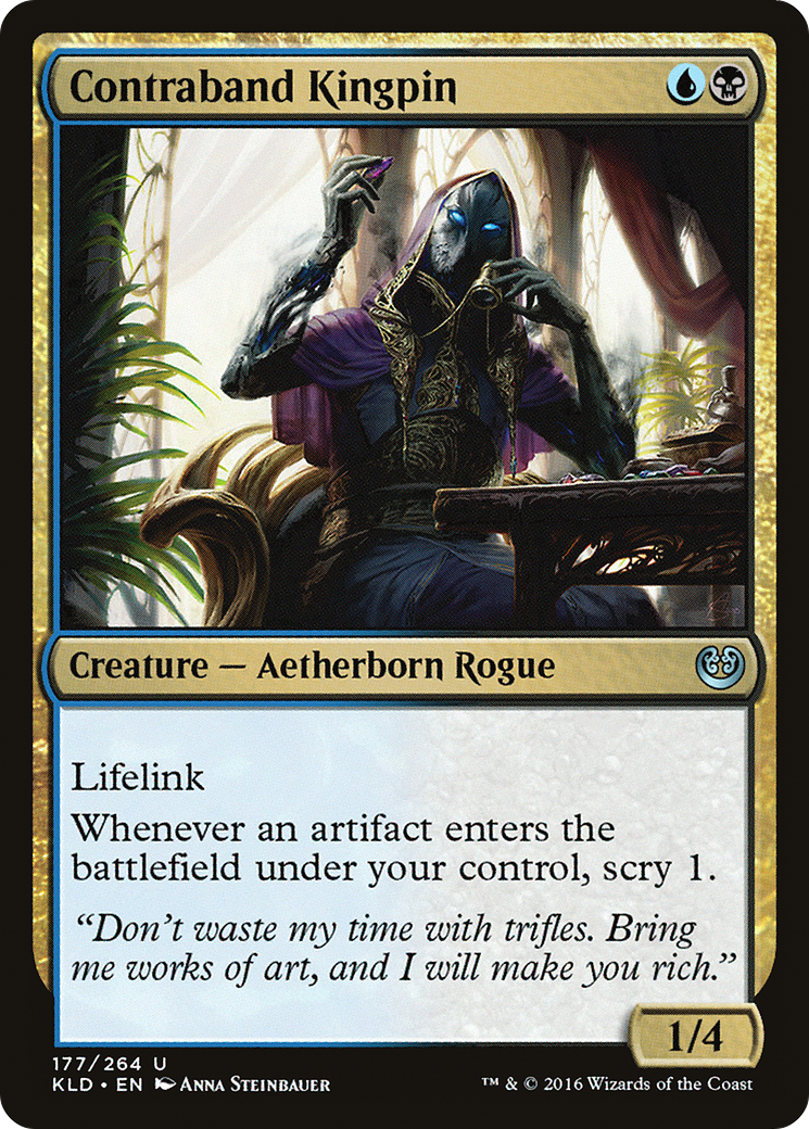Contraband Kingpin (KLD-177) - Kaladesh Foil - Premium MTG Single from Wizards of the Coast - Just $0.62! Shop now at Game Crave Tournament Store