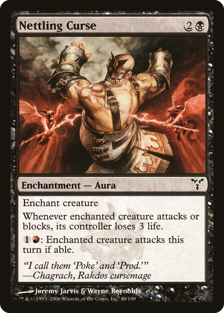 Nettling Curse (DIS-048) - Dissension Foil - Premium MTG Single from Wizards of the Coast - Just $0.09! Shop now at Game Crave Tournament Store