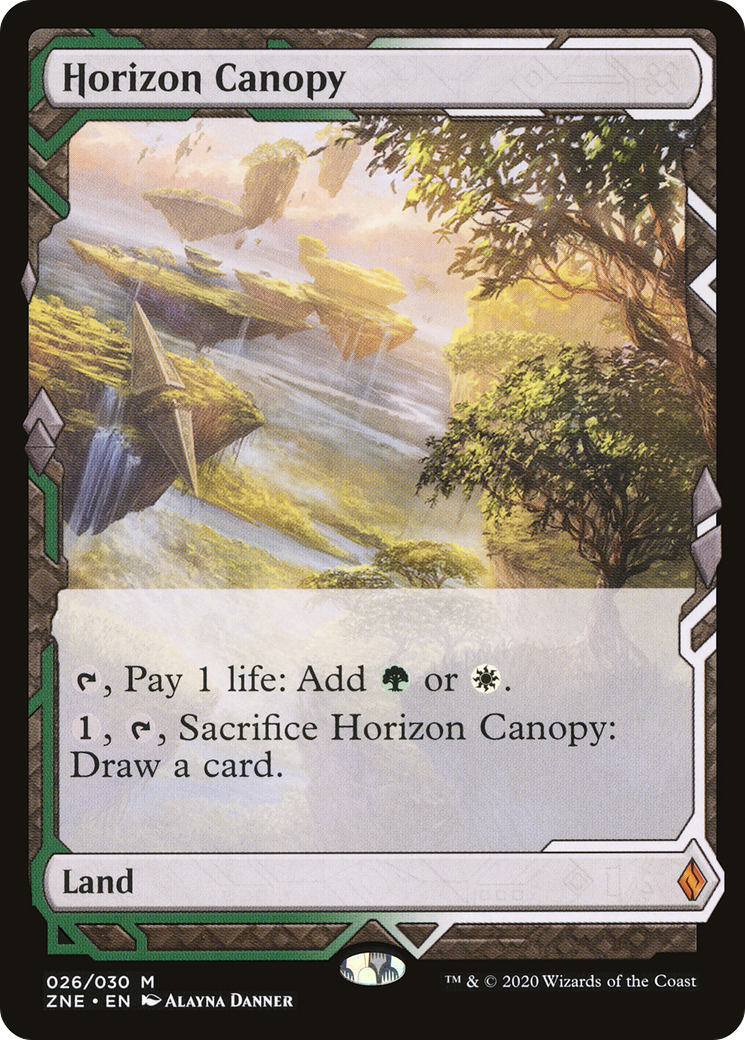 Horizon Canopy (ZNE-026) - Zendikar Rising Expeditions Foil - Premium MTG Single from Wizards of the Coast - Just $4.18! Shop now at Game Crave Tournament Store