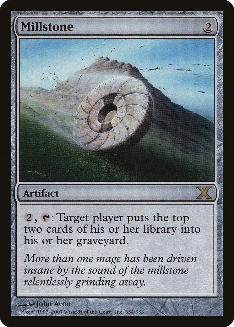 Millstone (10E-334) - Tenth Edition - Premium MTG Single from Wizards of the Coast - Just $0.25! Shop now at Game Crave Tournament Store
