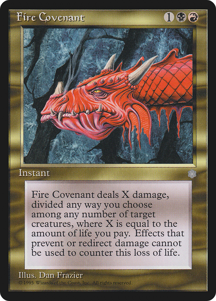 Fire Covenant (ICE-289) - Ice Age - Premium MTG Single from Wizards of the Coast - Just $1.04! Shop now at Game Crave Tournament Store