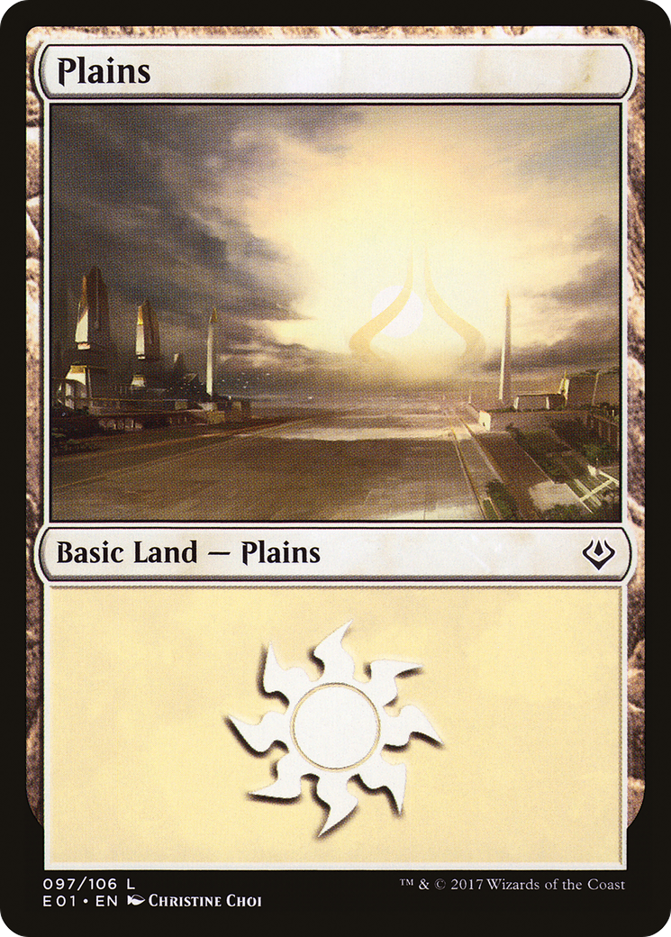 Plains (E01-097) - Archenemy: Nicol Bolas - Premium MTG Single from Wizards of the Coast - Just $0.08! Shop now at Game Crave Tournament Store