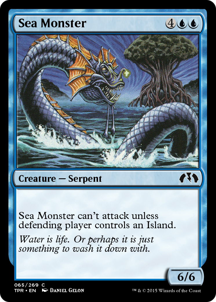 Sea Monster (TPR-065) - Tempest Remastered Foil - Premium MTG Single from Wizards of the Coast - Just $0! Shop now at Game Crave Tournament Store