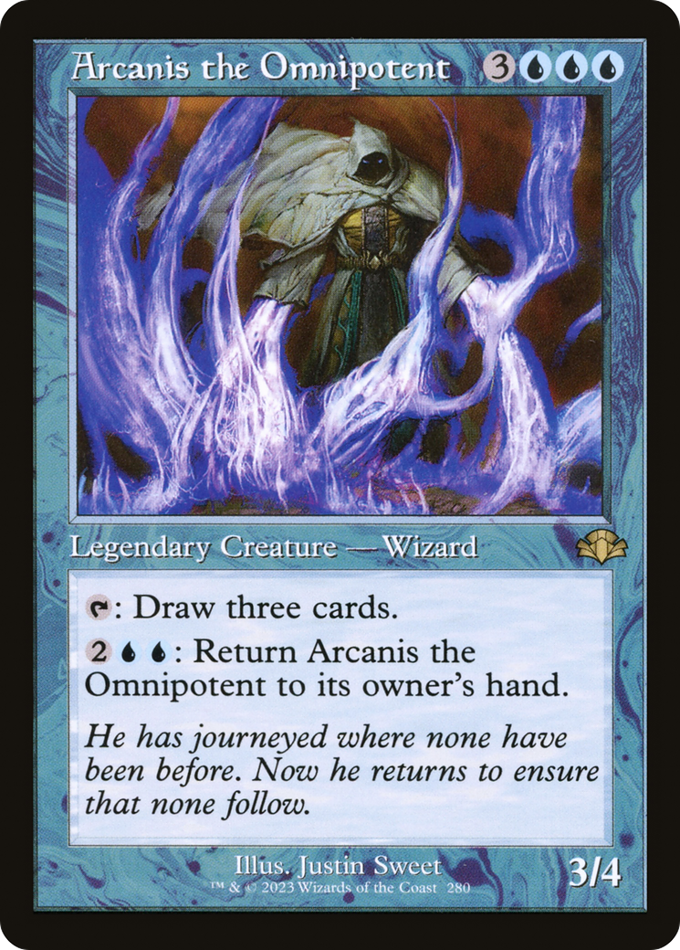 Arcanis the Omnipotent (DMR-280) - Dominaria Remastered - Premium MTG Single from Wizards of the Coast - Just $0.08! Shop now at Game Crave Tournament Store