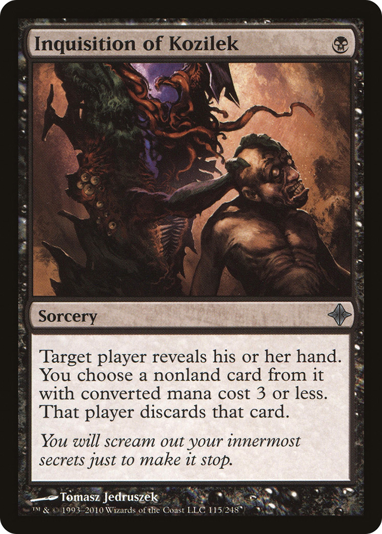 Inquisition of Kozilek (ROE-115) - Rise of the Eldrazi Foil - Premium MTG Single from Wizards of the Coast - Just $9.34! Shop now at Game Crave Tournament Store