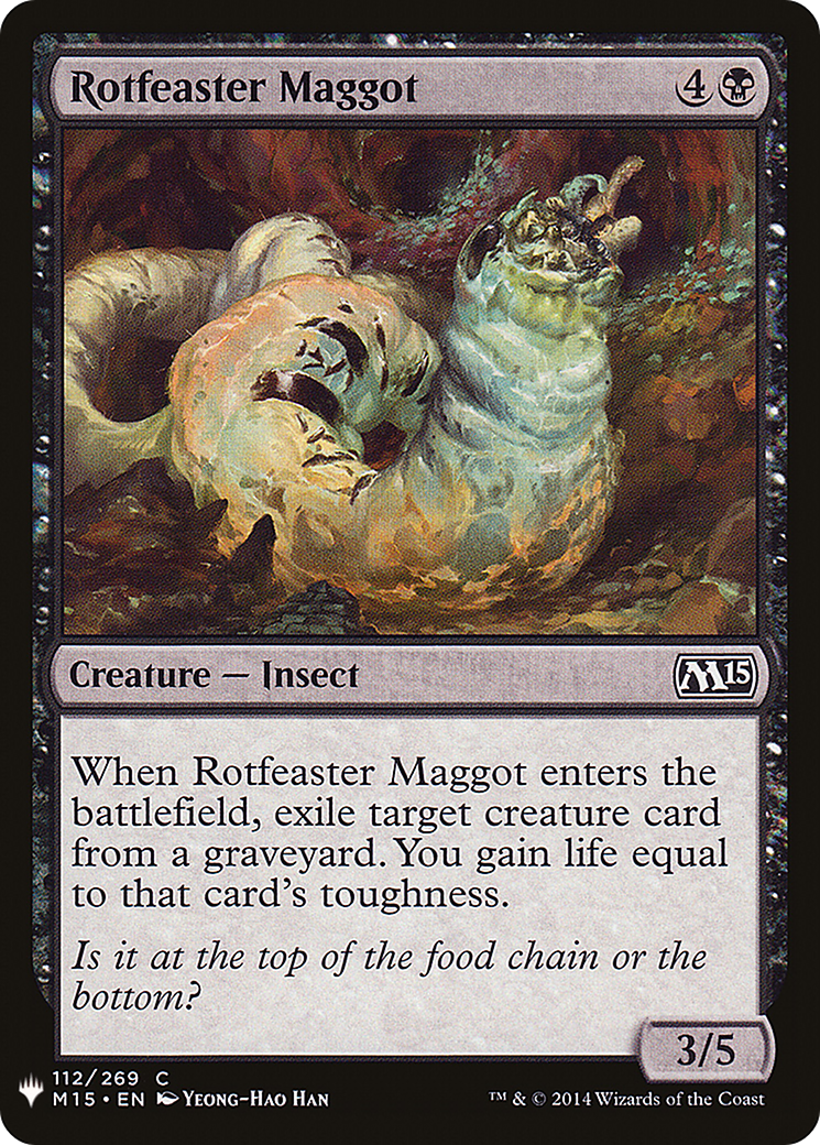Rotfeaster Maggot (MB1-758) - Mystery Booster - Premium MTG Single from Wizards of the Coast - Just $0.25! Shop now at Game Crave Tournament Store