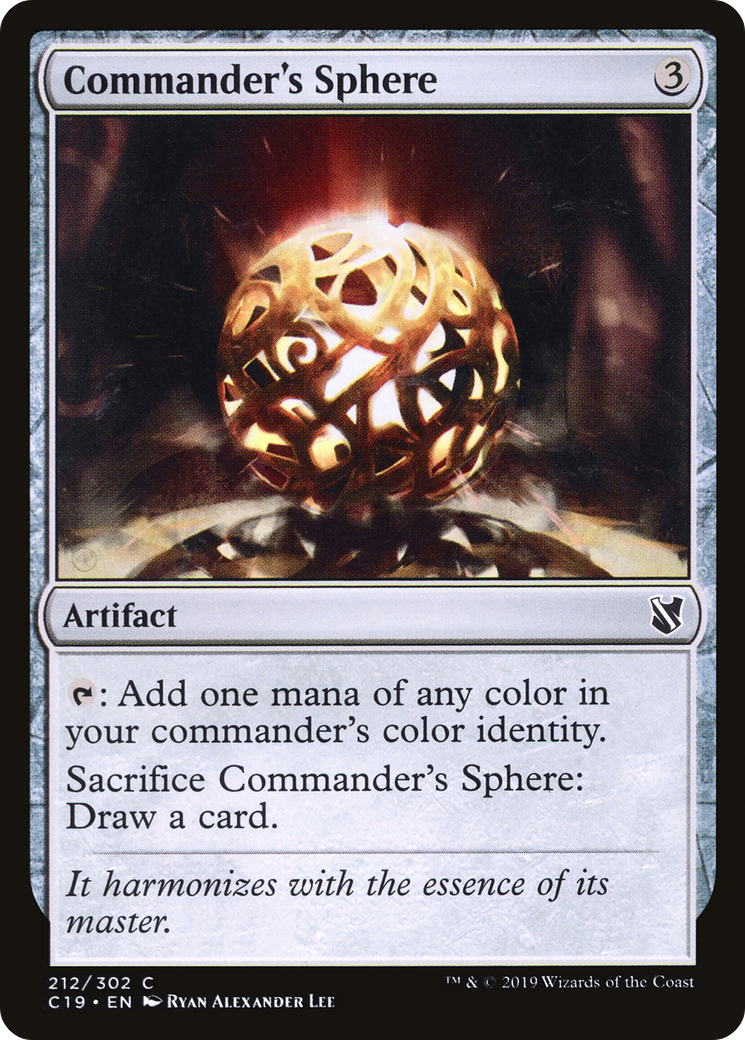 Commander's Sphere (C19-212) - Commander 2019 - Premium MTG Single from Wizards of the Coast - Just $0.08! Shop now at Game Crave Tournament Store