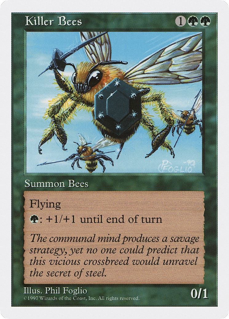 Killer Bees (5ED-307) - Fifth Edition - Premium MTG Single from Wizards of the Coast - Just $0.08! Shop now at Game Crave Tournament Store