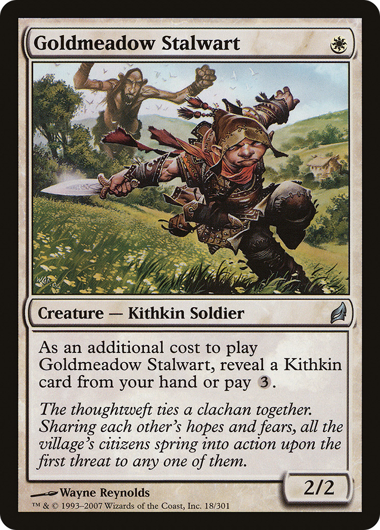 Goldmeadow Stalwart (LRW-018) - Lorwyn Foil - Premium MTG Single from Wizards of the Coast - Just $0.13! Shop now at Game Crave Tournament Store