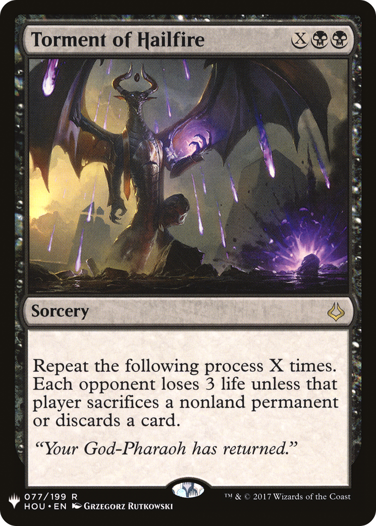 Torment of Hailfire (MB1-795) - Mystery Booster - Premium MTG Single from Wizards of the Coast - Just $5.59! Shop now at Game Crave Tournament Store