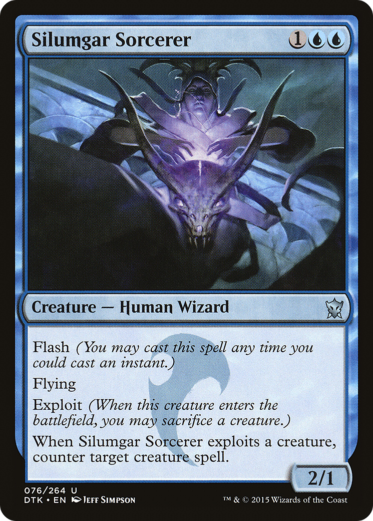 Silumgar Sorcerer (DTK-076) - Dragons of Tarkir - Premium MTG Single from Wizards of the Coast - Just $0.08! Shop now at Game Crave Tournament Store