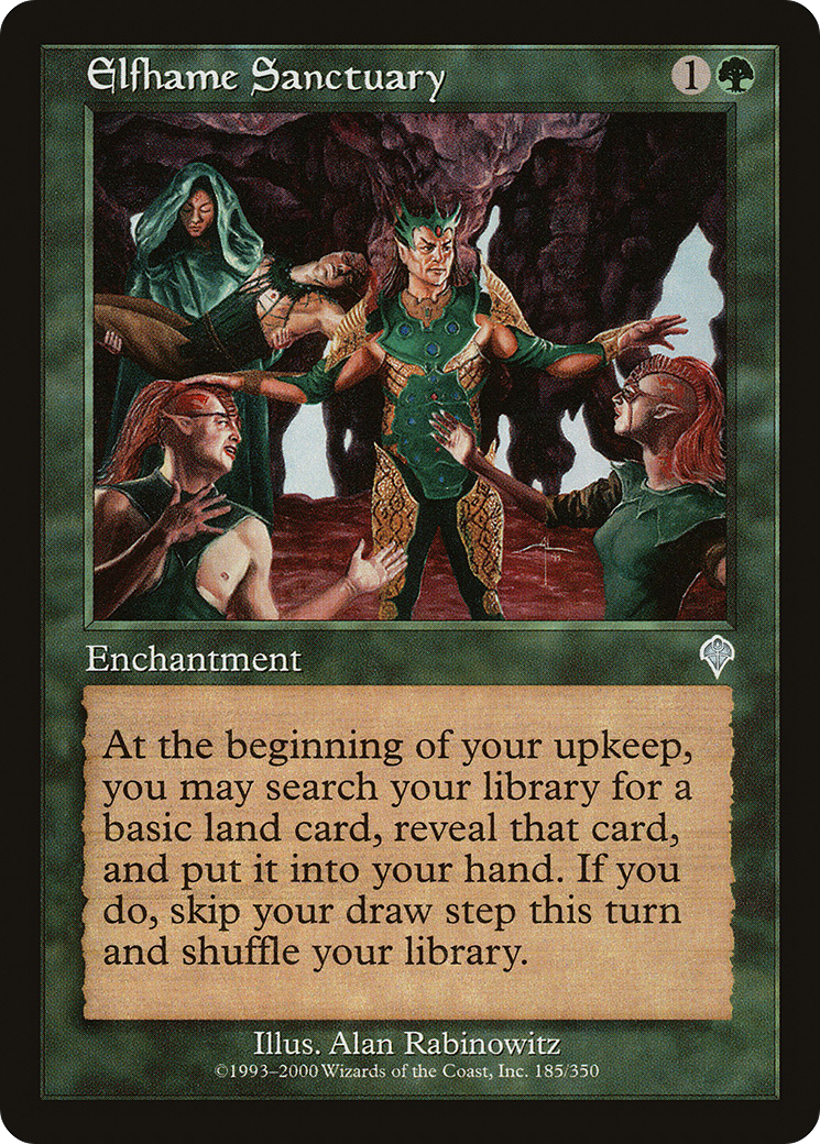 Elfhame Sanctuary (INV-185) - Invasion - Premium MTG Single from Wizards of the Coast - Just $0.14! Shop now at Game Crave Tournament Store