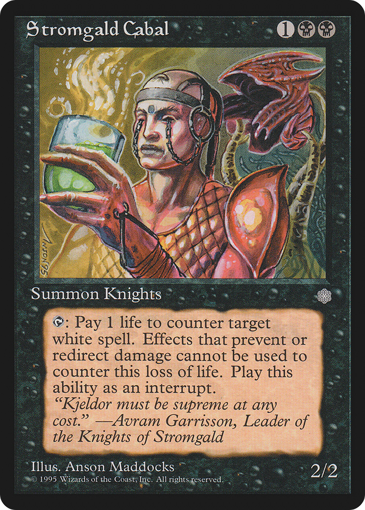 Stromgald Cabal (ICE-166) - Ice Age - Premium MTG Single from Wizards of the Coast - Just $0.19! Shop now at Game Crave Tournament Store