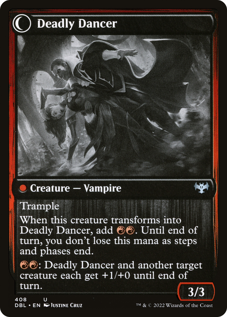 Alluring Suitor // Deadly Dancer (DBL-408) - Innistrad: Double Feature: (Double Faced Transform) Foil - Premium MTG Single from Wizards of the Coast - Just $0.08! Shop now at Game Crave Tournament Store