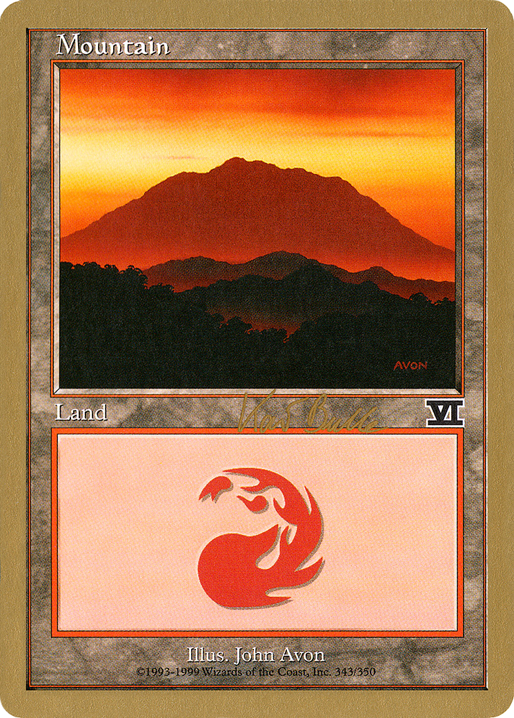 Mountain (WC99-KB343) - World Championship Decks 1999 - Premium MTG Single from Wizards of the Coast - Just $0.24! Shop now at Game Crave Tournament Store
