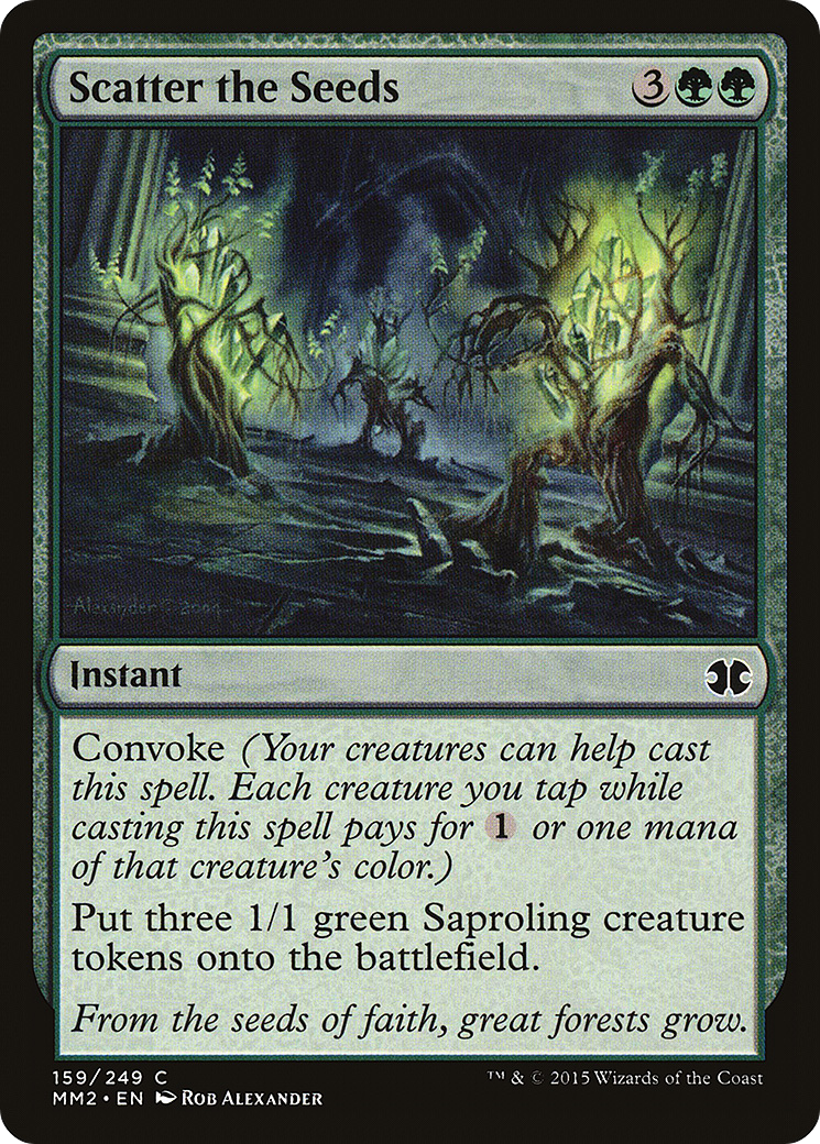Scatter the Seeds (MM2-159) - Modern Masters 2015 - Premium MTG Single from Wizards of the Coast - Just $0.08! Shop now at Game Crave Tournament Store