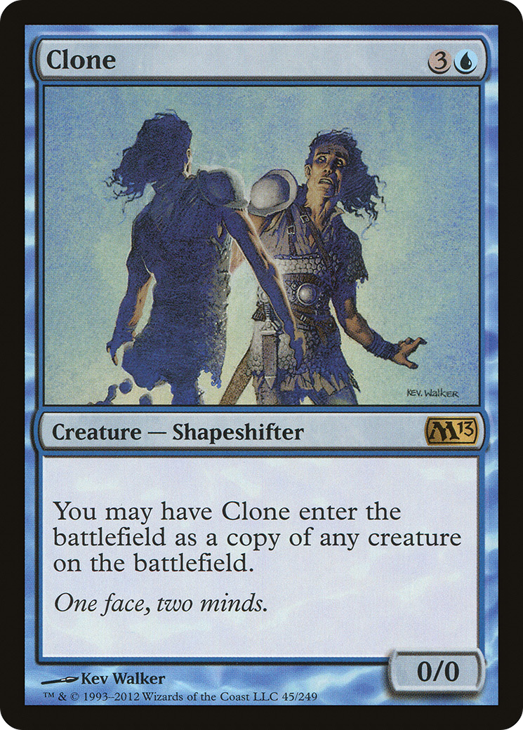 Clone (M13-045) - Magic 2013 Foil - Premium MTG Single from Wizards of the Coast - Just $0.22! Shop now at Game Crave Tournament Store