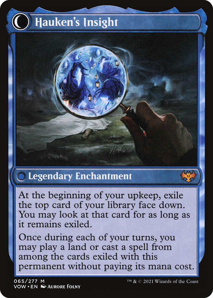 Jacob Hauken, Inspector // Hauken's Insight (VOW-065) - Innistrad: Crimson Vow: (Double Faced Transform) Foil - Premium MTG Single from Wizards of the Coast - Just $0.38! Shop now at Game Crave Tournament Store