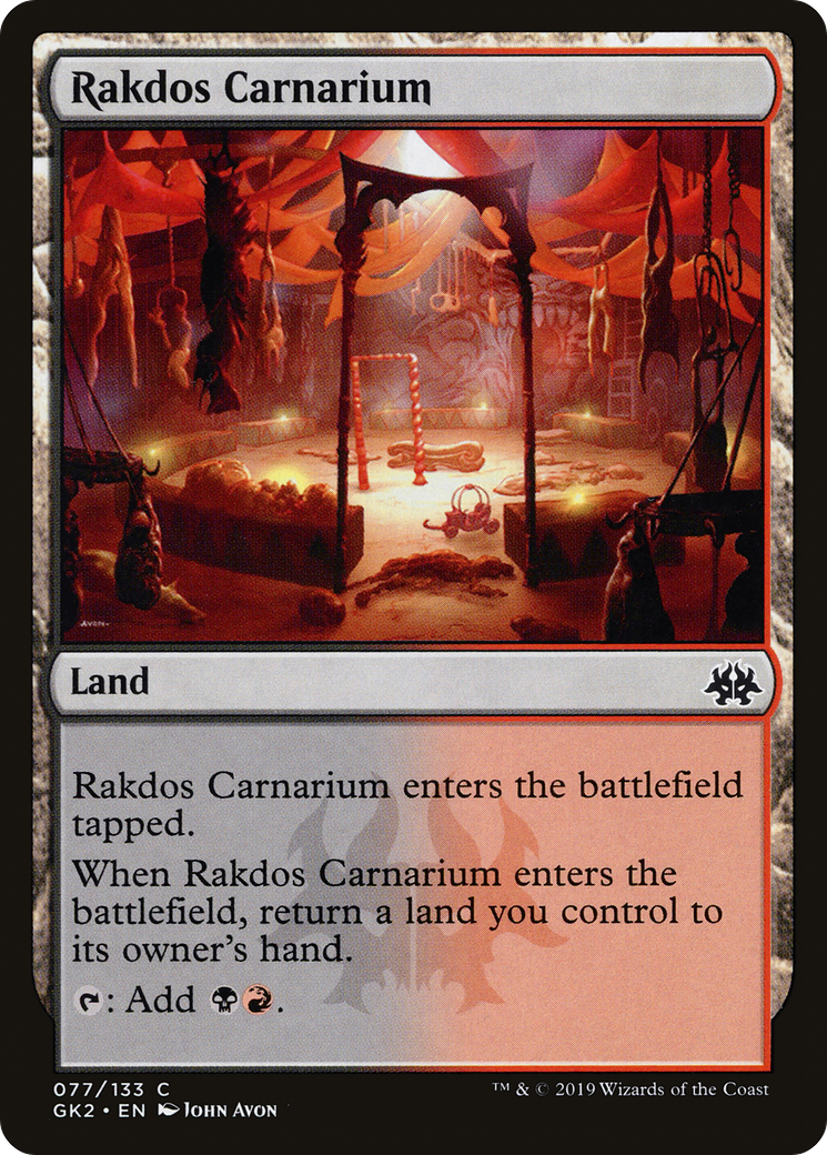 Rakdos Carnarium (GK2-077) - RNA Guild Kit - Premium MTG Single from Wizards of the Coast - Just $0.08! Shop now at Game Crave Tournament Store