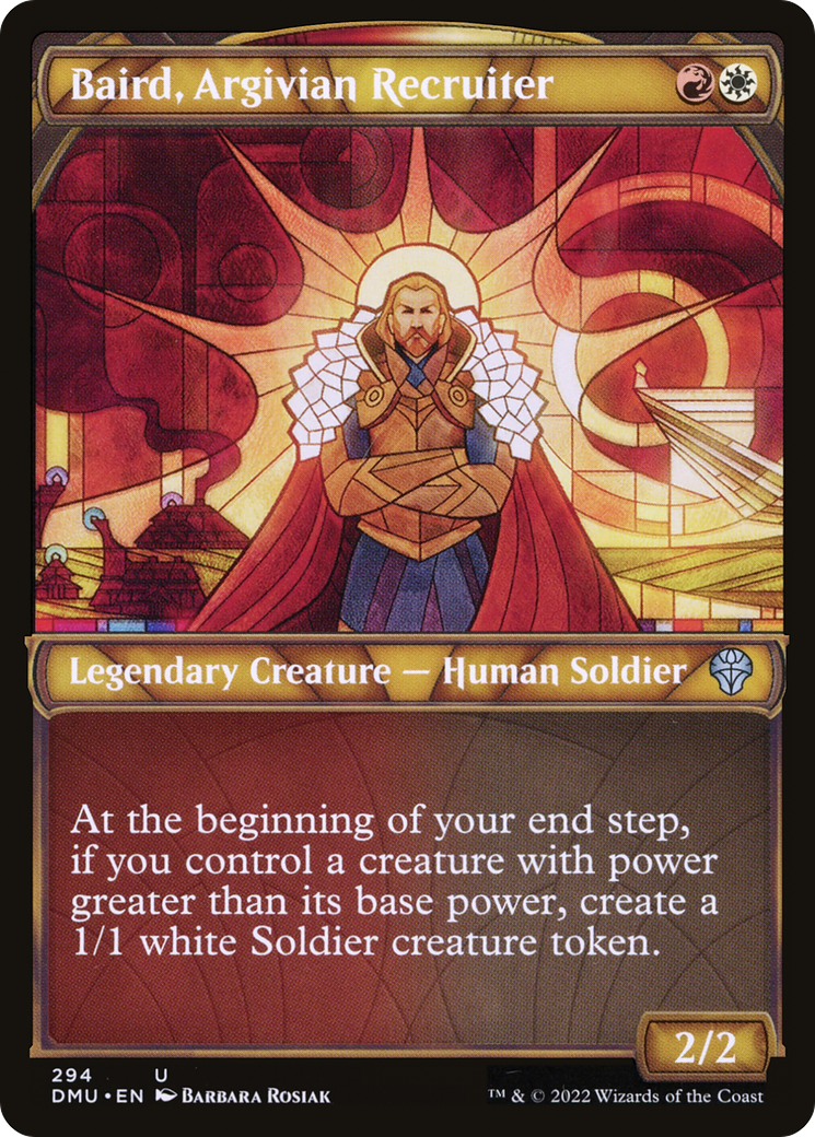 Baird, Argivian Recruiter (DMU-294) - Dominaria United: (Showcase) - Premium MTG Single from Wizards of the Coast - Just $0.08! Shop now at Game Crave Tournament Store