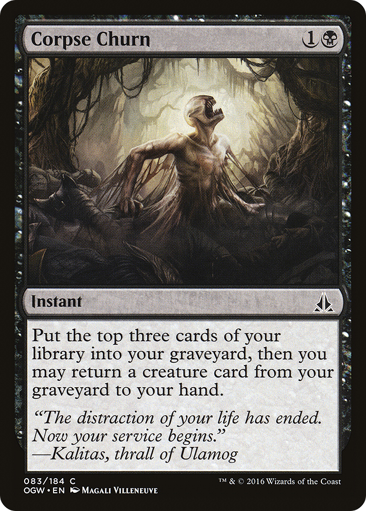 Corpse Churn (OGW-083) - Oath of the Gatewatch - Premium MTG Single from Wizards of the Coast - Just $0.08! Shop now at Game Crave Tournament Store
