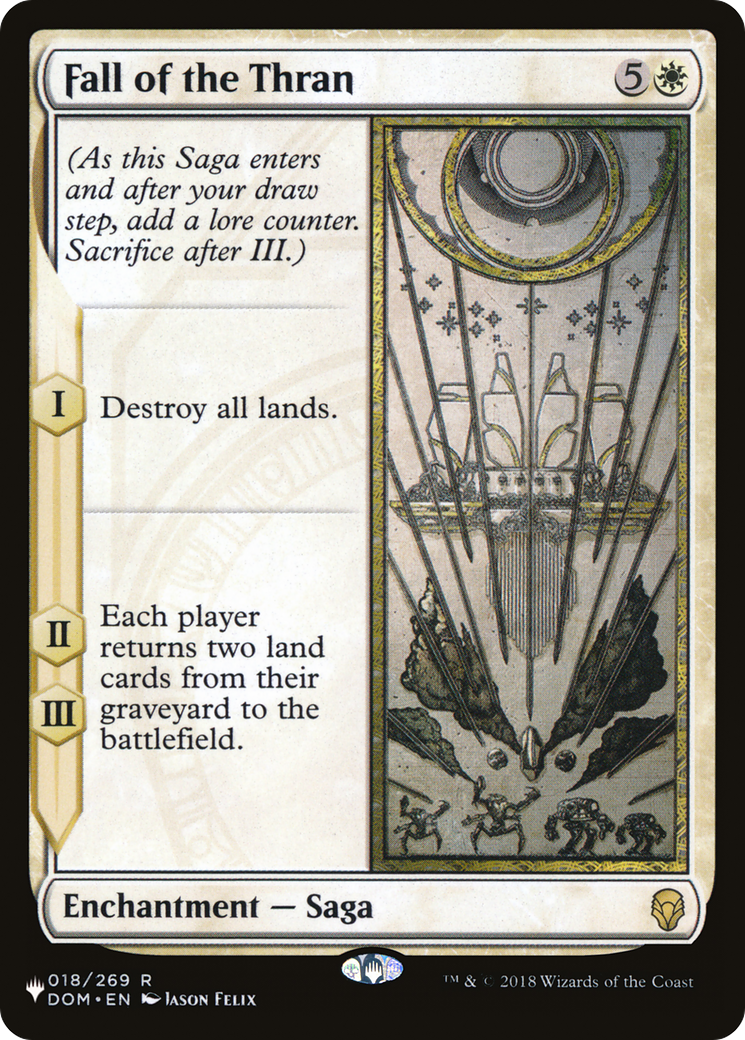 Fall of the Thran (PLIST-896) - The List - Premium MTG Single from Wizards of the Coast - Just $0.08! Shop now at Game Crave Tournament Store