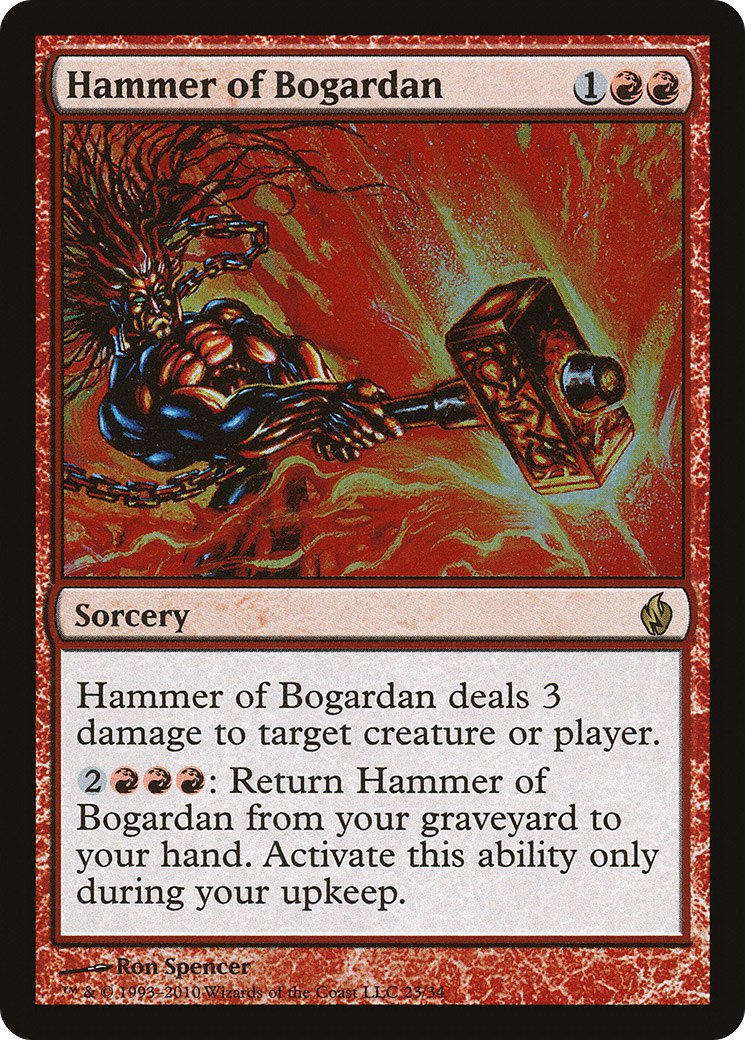 Hammer of Bogardan (PD2-023) - Premium Deck Series: Fire and Lightning Foil - Premium MTG Single from Wizards of the Coast - Just $0.08! Shop now at Game Crave Tournament Store