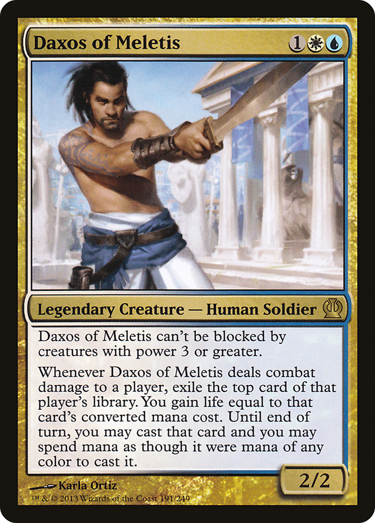 Daxos of Meletis (THS-191) - Theros Foil - Premium MTG Single from Wizards of the Coast - Just $0.17! Shop now at Game Crave Tournament Store