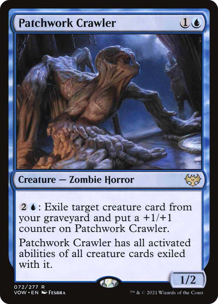Patchwork Crawler (VOW-072) - Innistrad: Crimson Vow Foil - Premium MTG Single from Wizards of the Coast - Just $0.25! Shop now at Game Crave Tournament Store