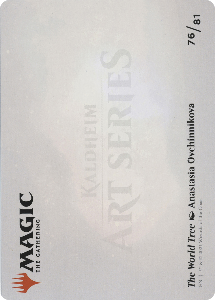 The World Tree // The World Tree (AKHM-076) - Kaldheim Art Series (Borderless) Foil - Premium MTG Single from Wizards of the Coast - Just $0! Shop now at Game Crave Tournament Store