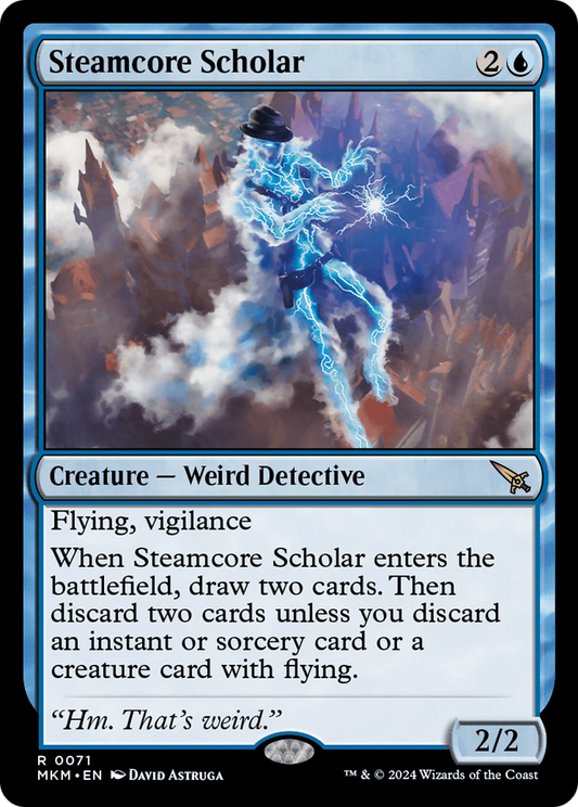 Steamcore Scholar (MKM-071) - Murders at Karlov Manor Foil - Premium MTG Single from Wizards of the Coast - Just $0.29! Shop now at Game Crave Tournament Store