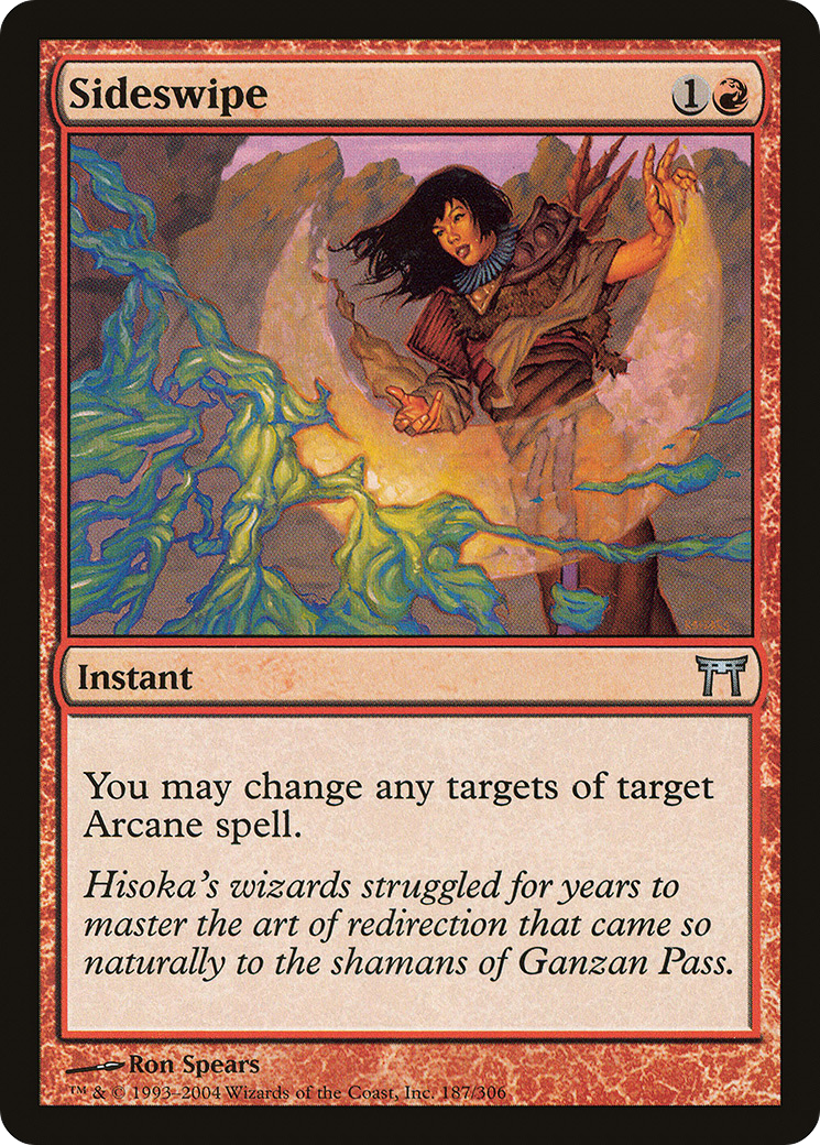 Sideswipe (CHK-187) - Champions of Kamigawa - Premium MTG Single from Wizards of the Coast - Just $0.25! Shop now at Game Crave Tournament Store
